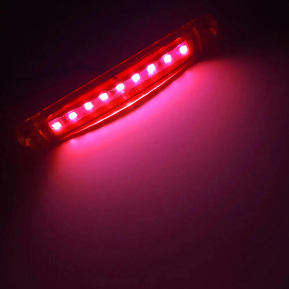 

10Pcs Red 9 SMD LED Truck Lights Led Side Car Truck Bus Marker Light 12V M29 24V 9 LED Truck Side Light