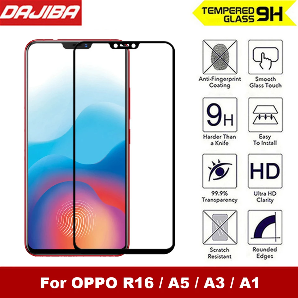 3D полное покрытие закаленное стекло для OPPO R16 A5 A3 A1 Защитная пленка экрана A 5 3 1 |