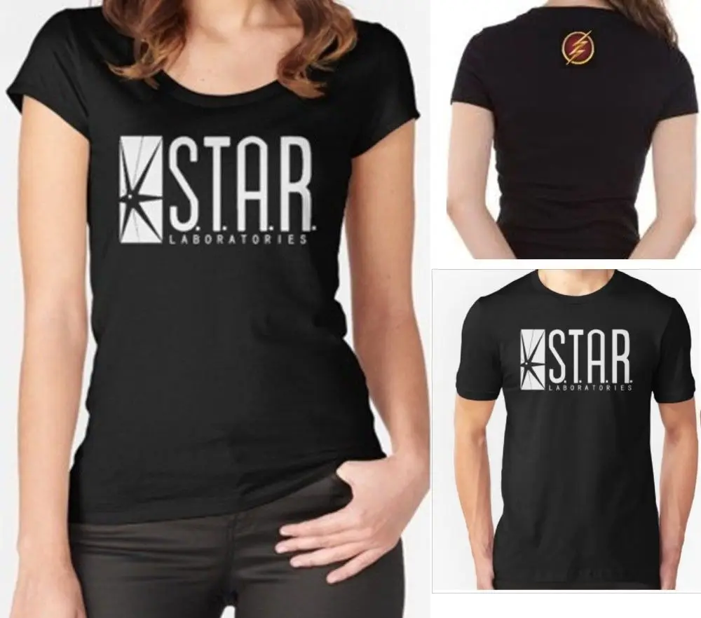Футболка STAR Laboratories Top The Flash TV Series S. T. A. R. Labs женская футболка с короткими рукавами