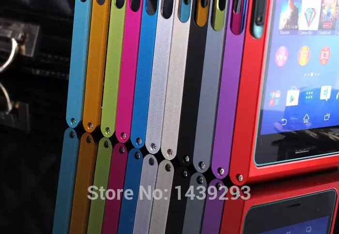 Алюминиевый металлический бампер для Sony Z 3 Compact D5803 чехол Xperia Z3 Mini Z3Mini D5833|case cover|covers