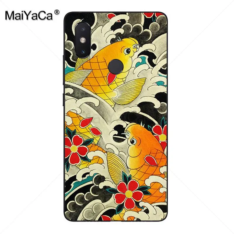 MaiYaCa японская Татуировка Koi Fish аксессуары для телефона чехол xiaomi mi 8se 6 note2 note3 redmi 5