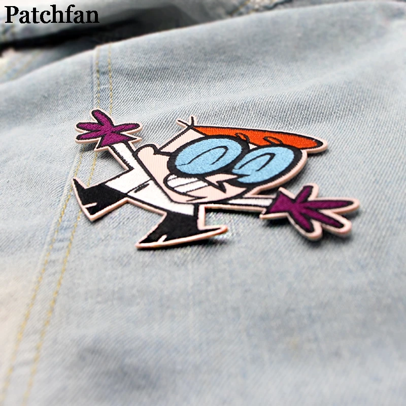 Patchfan Dexter's лаборатория DIY Вышивка для аппликации, шитья железа на одежду кронштейн украшения дома наклейки значки A2090