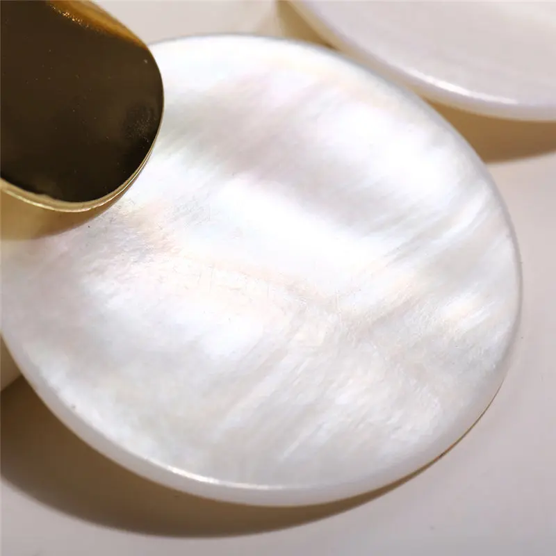 IF YOU круглые серьги подвески в виде ракушек капли для женщин золотые серебряные