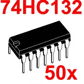 

( 50 pcs/lot ) 74HC132 Logic IC, DIP Package, CMOS
