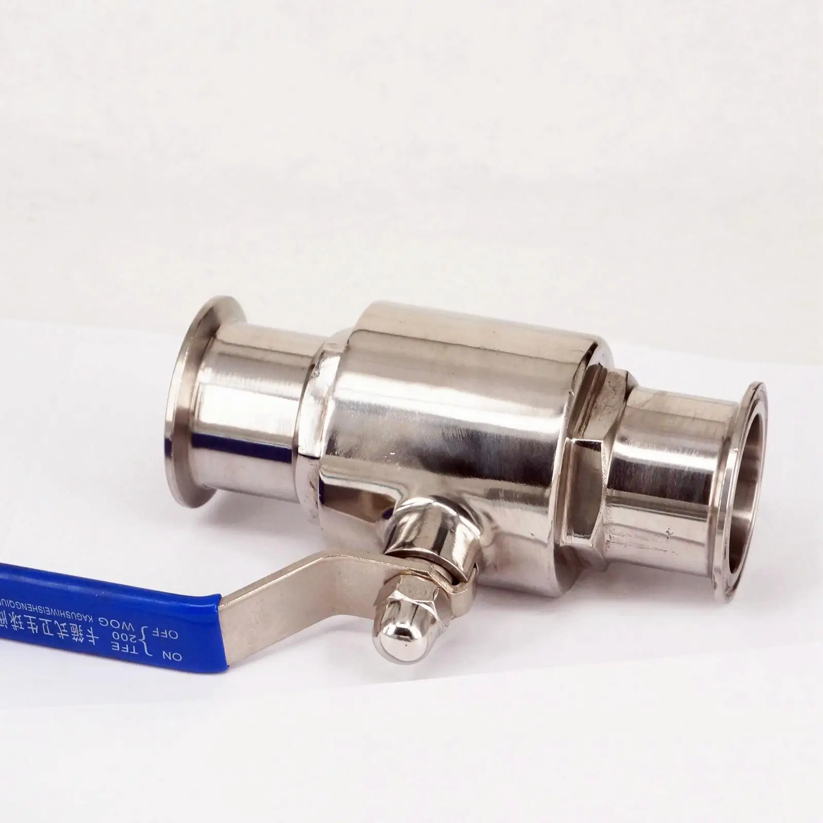 2 &quot51 мм 304 санитарный шаровой кран из нержавеющей стали три зажима Тип