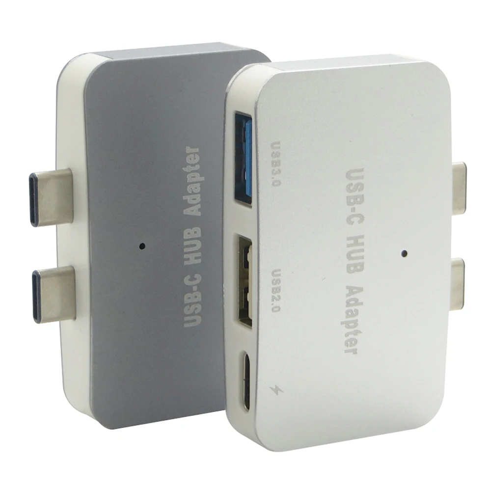 3 в 1 4K 60 Гц двойной USB-концентратор типа C с USB 0 2 Type адаптер для зарядки PD MacBook 13