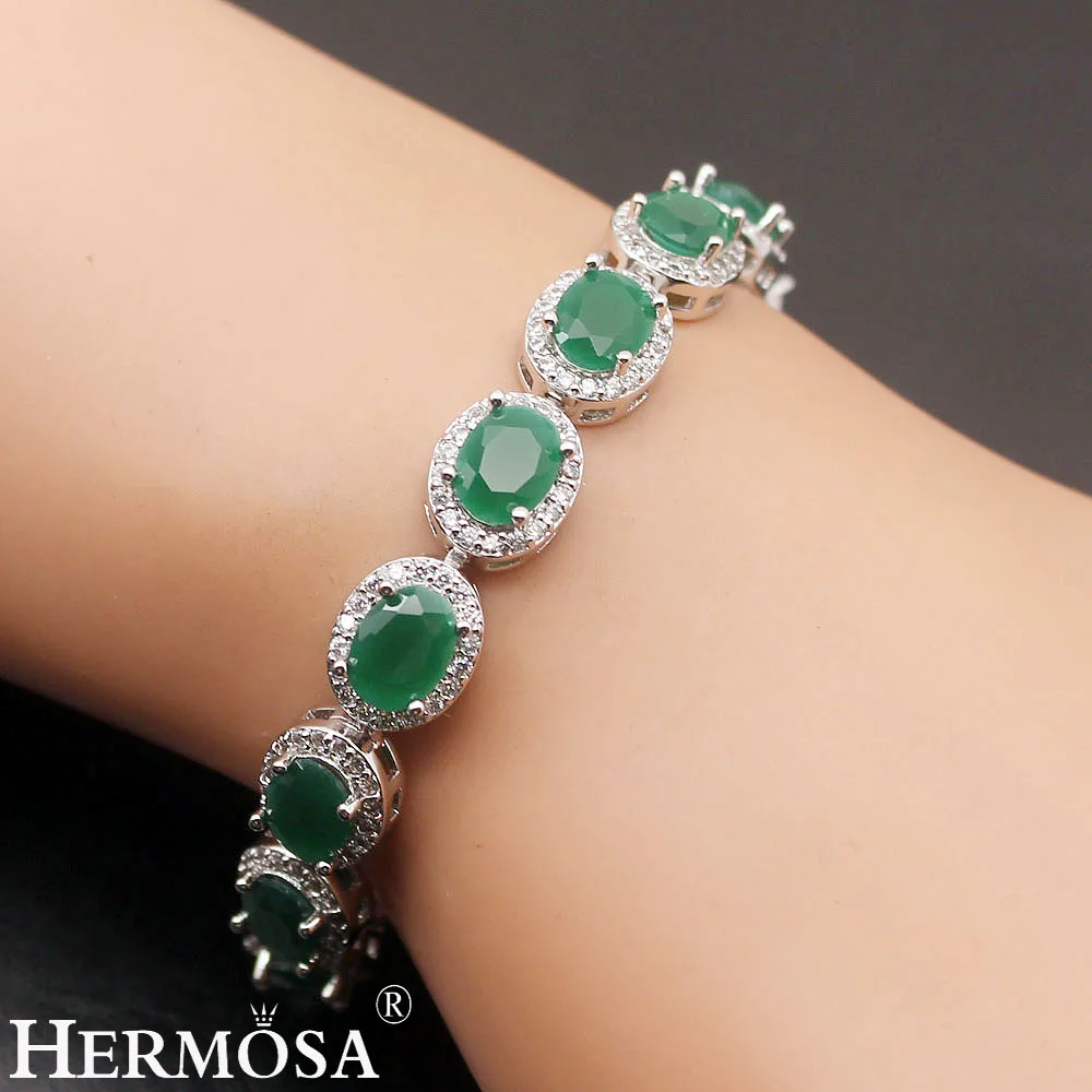 HERMOSA ювелирное изделие овальной формы модные женские браслеты несколько стилей