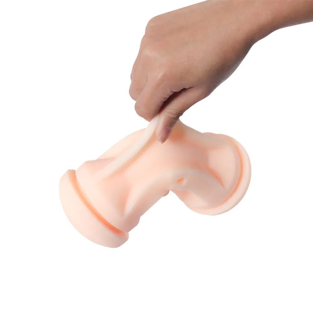 male masturbator Silicone vibrating Men's masturbation Sex Toy Male Masturbator Cup Realistic Vagina Pussy Anal Vaginal w419 | Красота и