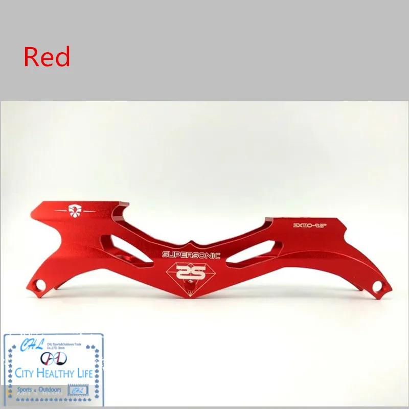 1 pair Red frame Летающий орел, роликовые коньки, рама, супер Соник, 3X110 мм, 165 мм, монтажный трек, гоночный каток, база, супер Соник для FE MPC 9,8'' - Цвет: 1 pair Red frame