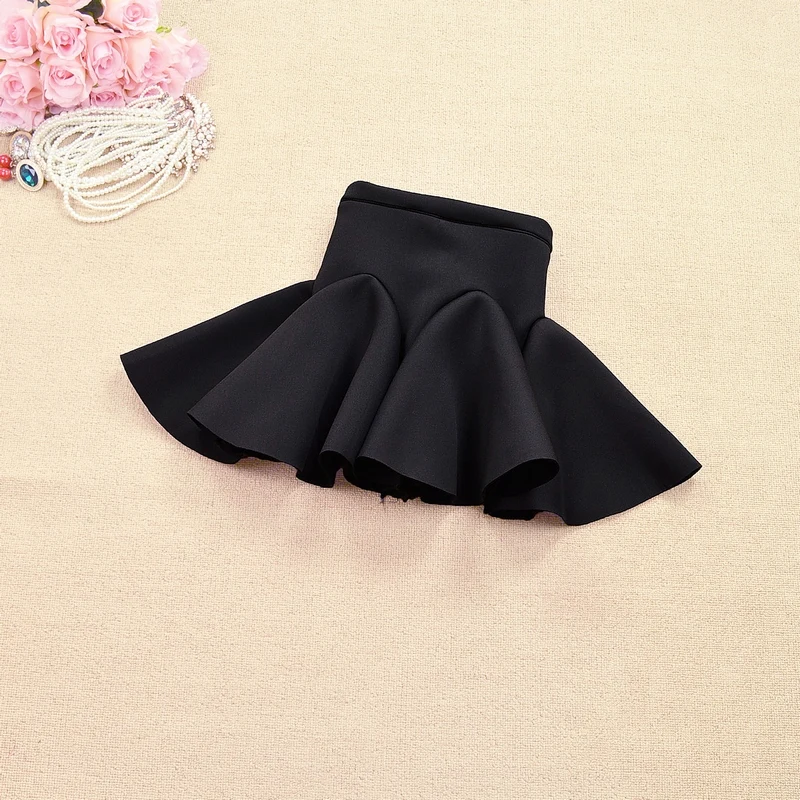 2017 новая коллекция весна пространство хлопок юбка воланом все матч сладкий талия