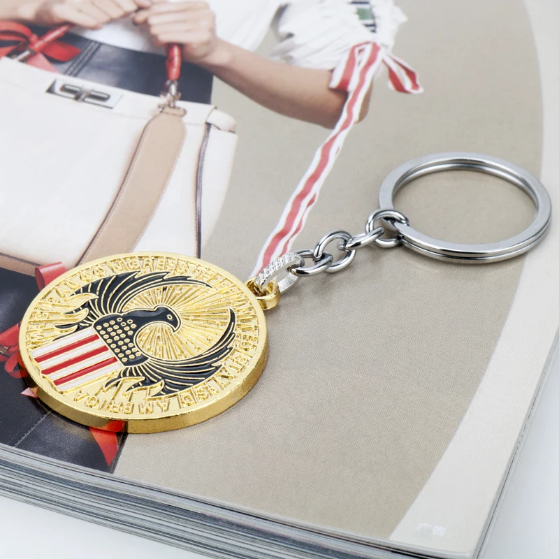 dongsheng Movie Fantastic Beasts and Where to Find Them Keychain Eagle Pendant Key Ring Holder Chaveiro Chain for Mens Car-5 | Украшения и