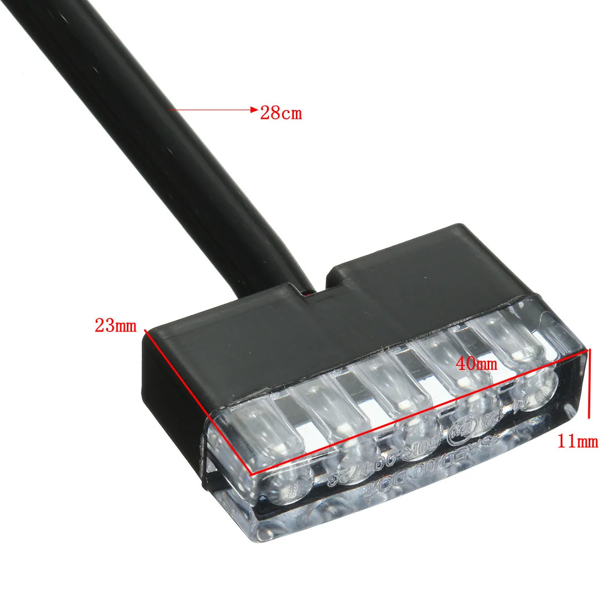 12V Универсальный мотоцикл квадроцикл мини 5 светодиодный задний фонарь остановка хода сигнал стоп-сигнал