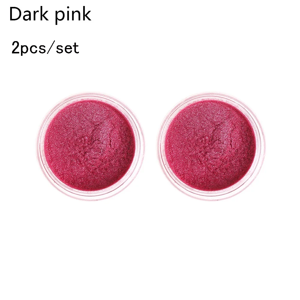 Dark Pink 2 шт./компл. Мода бомба машина для производства мыла косметический изготовление свечей Смола макияж ремесла мыло краситель Мерцающий порошок слюды пигменты для DIY для ванной - Цвет: Dark Pink