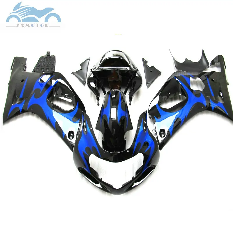 Обтекатели для мотоциклов SUZUKI набор обтекателей 2001 2003 GSXR600 GSX R750 K1 GSXR 600 01 02 03 синий