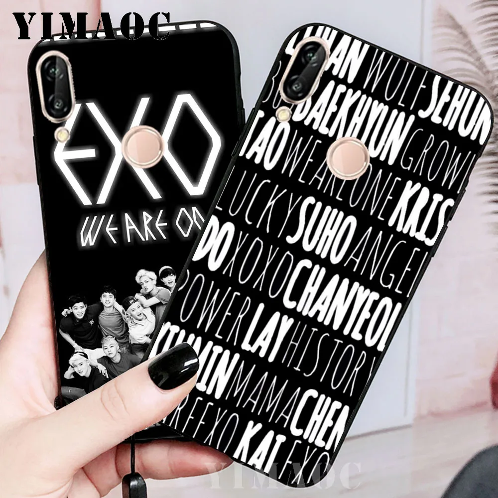 YIMAOC We Are One EXO Soft Case for Huawei Honor Note 10 9 Lite 8C 8X 8 7X 7A 3GB Pro 7C 6A |