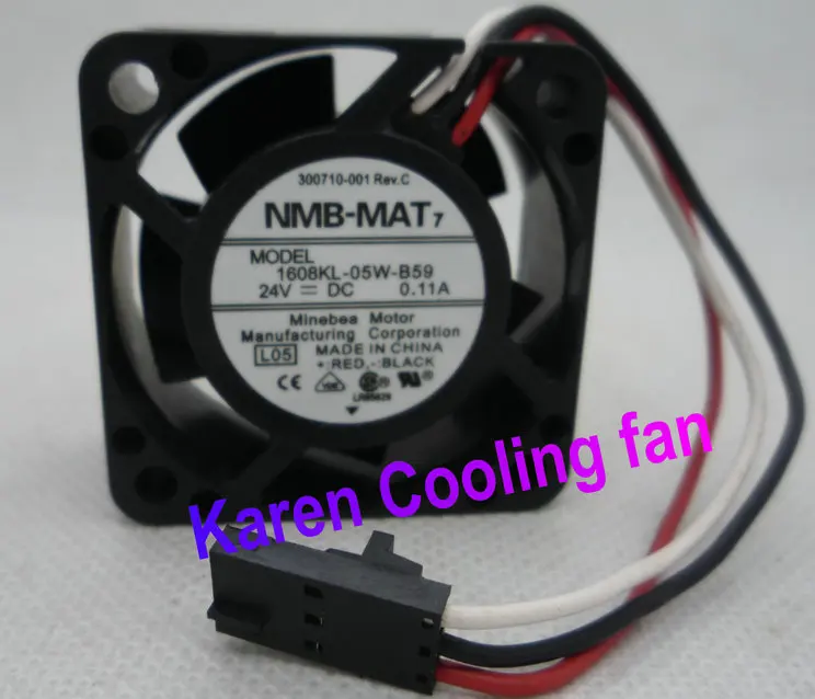 

Оригинальный вентилятор охлаждения для Fanuc A90L-0001-0528/70 NMB 1608KL-05W-B59 24V 0.11A 40*40*20MM 4cm водонепроницаемый