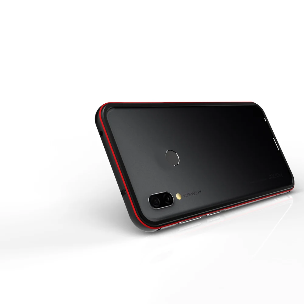 Huawei Honor Play защитный бампер Honor play чехол Роскошный Глянцевый Алюминиевый металлический каркас для huawei Honor Play COR-L29 чехол