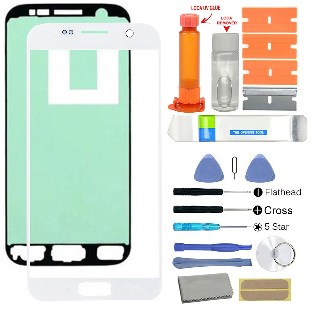 УФ клей передний стеклянный экран Замена Ремкомплект для samsung Galaxy S7 G930