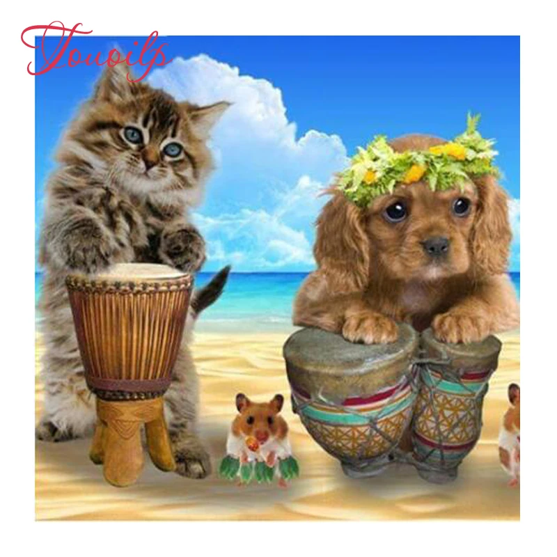 Алмазная 5D Вышивка сделай сам полноразмерная круглая 5d картина с изображением