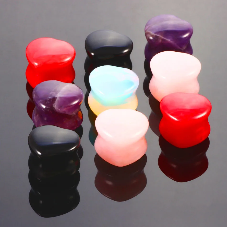 Расширитель для ушей Trandy 1 пара новинка натуральный кристаллический эспандер