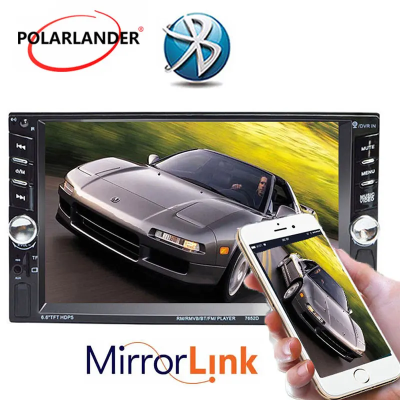 Автомагнитола 2Din 6 дюйма с камерой MP5 плеер автомобильное радио Bluetooth 2USB FM