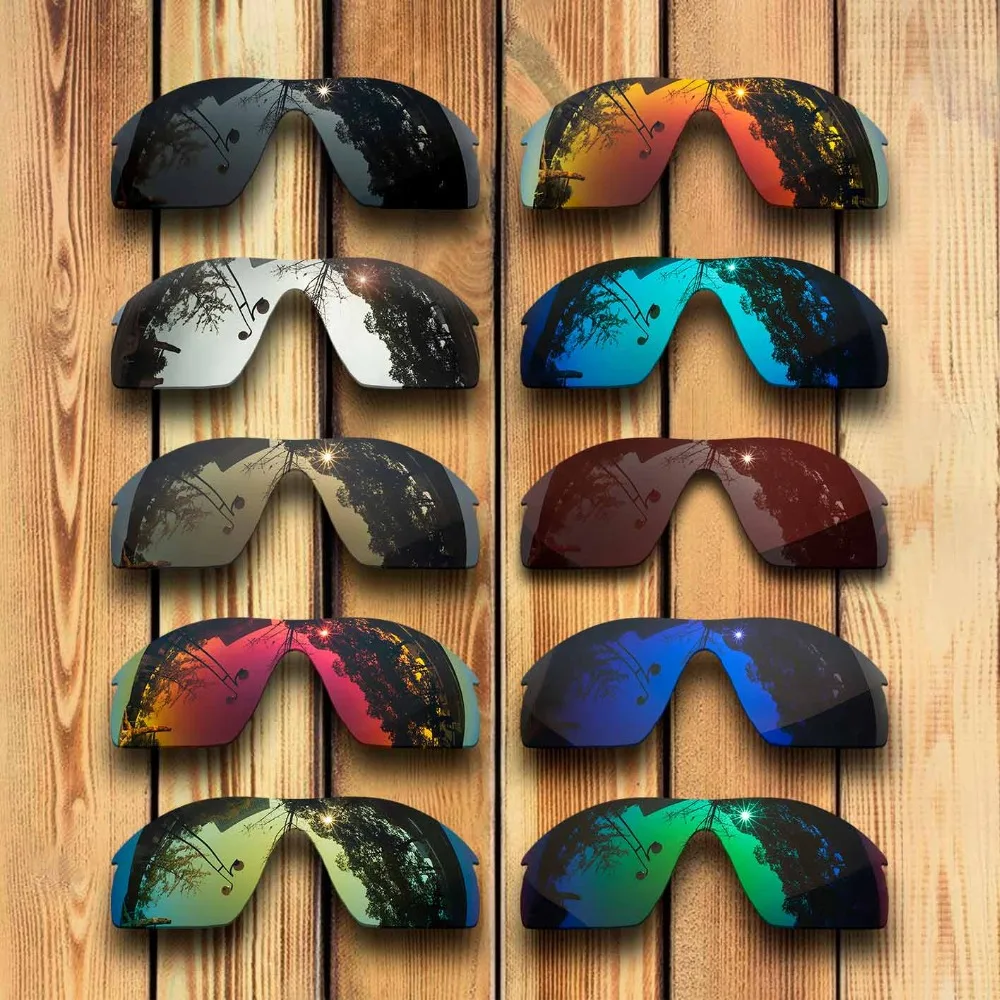 2 Pieces 100% Precisely Cut Polarized Replacement Lenses for-Oakley Radarlock Path Sunglass - Many Colors