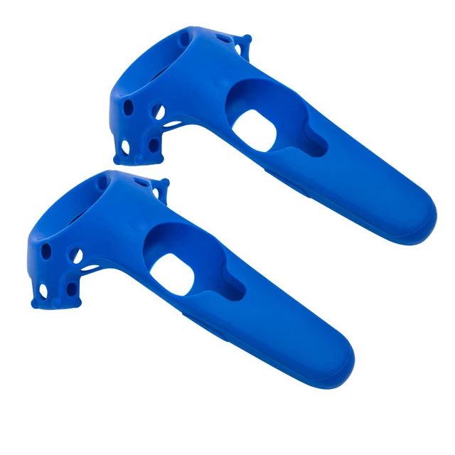 Handle Case Blue Для htc Vive PRO силиконовый чехол для контроллера защитный Противоскользящий противоударный чехол для VR очки шлем контроллер - Цвет: Handle Case Blue