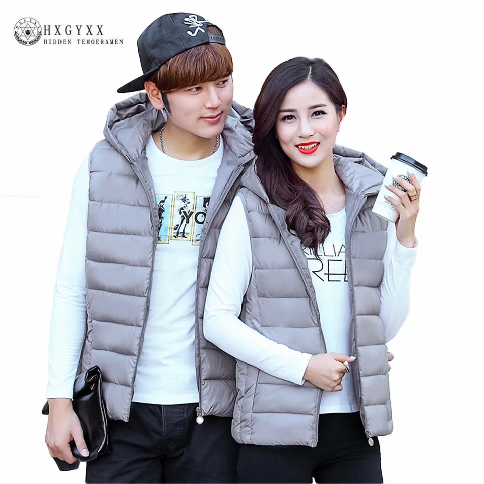 Мужские однотонные Жилеты с капюшоном зимние повседневные куртки без рукавов