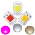 Умная IC AC COB Светодиодная лента 20 Вт 30 Вт 50 Вт 110 В 220 В, без водителя, DIY заливающий светильник, мощная светодиодная COB Диодная теплая полный спектр белого света