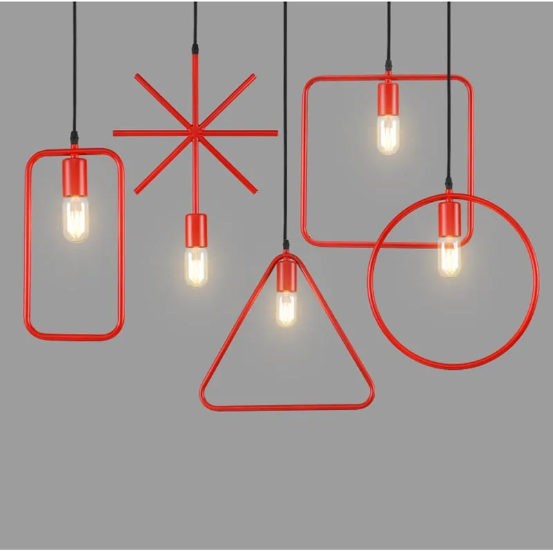 Креативные индивидуальные подвесные светильники для ресторана магазина одежды