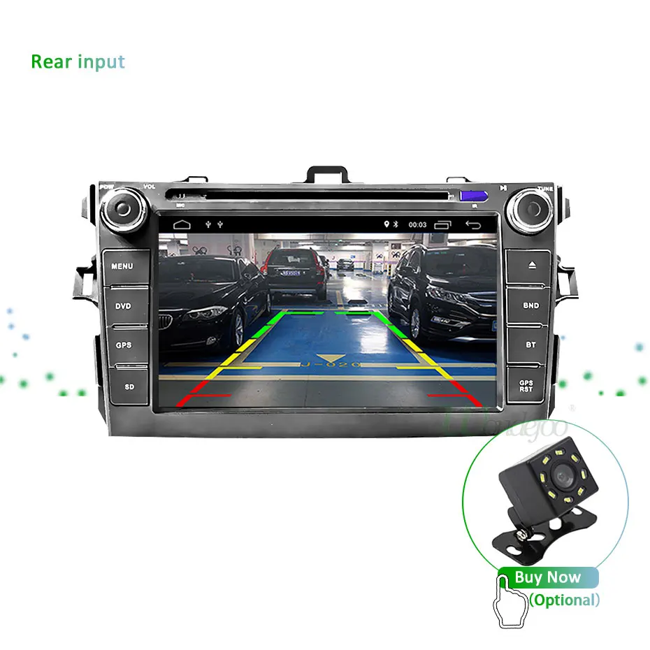 4G DSP ips Android 9,0 Автомобильный gps радио для Toyota corolla 2007-2011 DVD навигационный экран стерео Мультимедиа