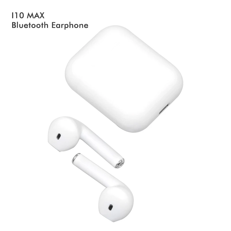 Беспроводная гарнитура i10 Max TWS Bluetooth двойной наушник бизнес с зарядным чехлом для
