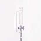 Разделительная Воронка постоянного давления цилиндрической формы, стандартная заземляющая горловина, объем 50 мл, соединение 1926 + 1926, клапан переключения из ПТФЭ