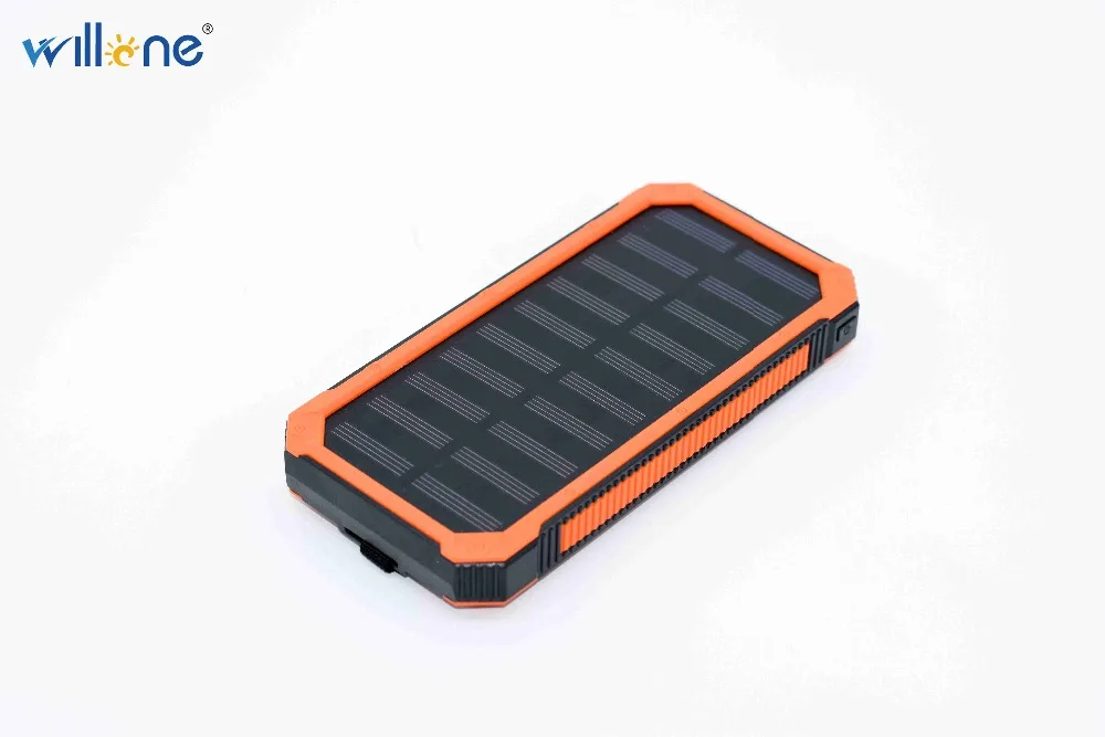 Willone Free shipping Waterproof 15000mah Portable Solar Charger External Battery LED Lighting Outdoor Charging Power Bank | Обустройство