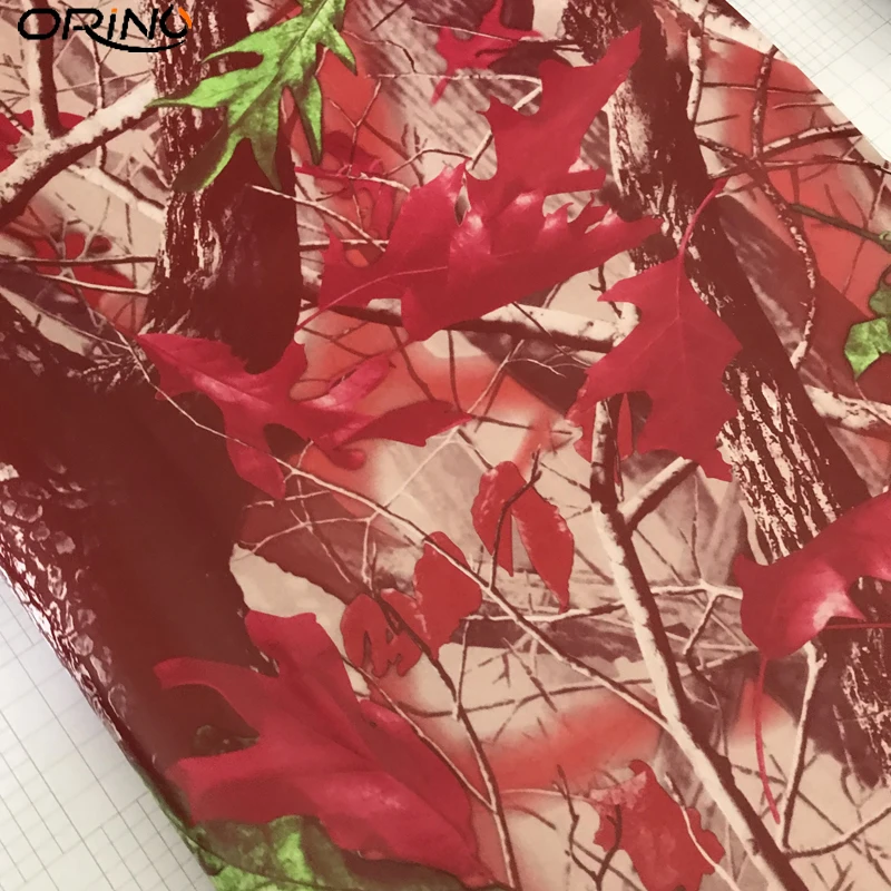 Realtree печатная камуфляжная виниловая Автомобильная фольговая пленка с воздушным