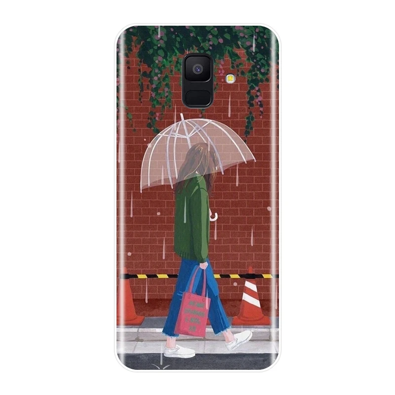 Kpop Girl корейский чехол для телефона силиконовый Samsung Galaxy A3 A5 2016 2017 A6 A7 A8 2018 мягкая