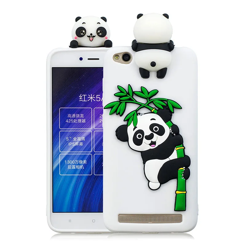 Lovely 3D Pattern Back Cover For Xiaomi Redmi 5 Plus 4A 5A 4X S2 Case Shockproof Soft TPU Note Pro |