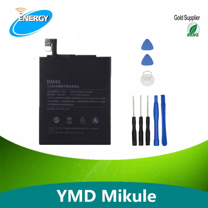 4100 мАч bm47 Батарея для Xiaomi Redmi 4x/3 S/3/3X/3 Pro Аккумулятор Bateria аккумулятор AKKU|battery for