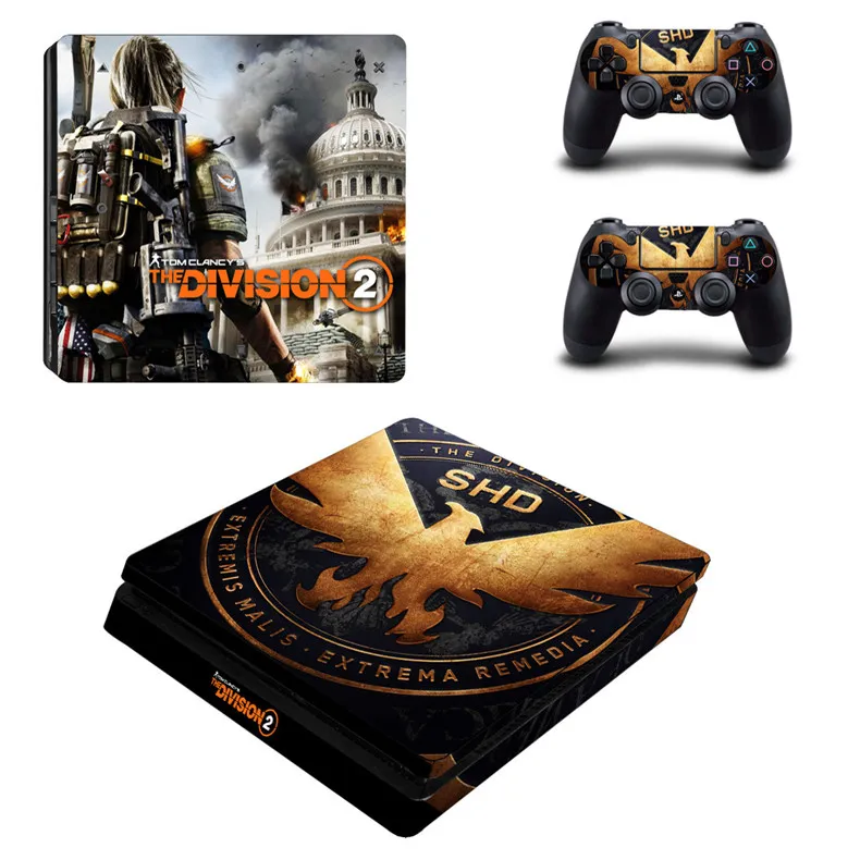 Tom Clancy's The Division PS4 тонкая наклейка для игровой станции 4 Тонкая консоль и