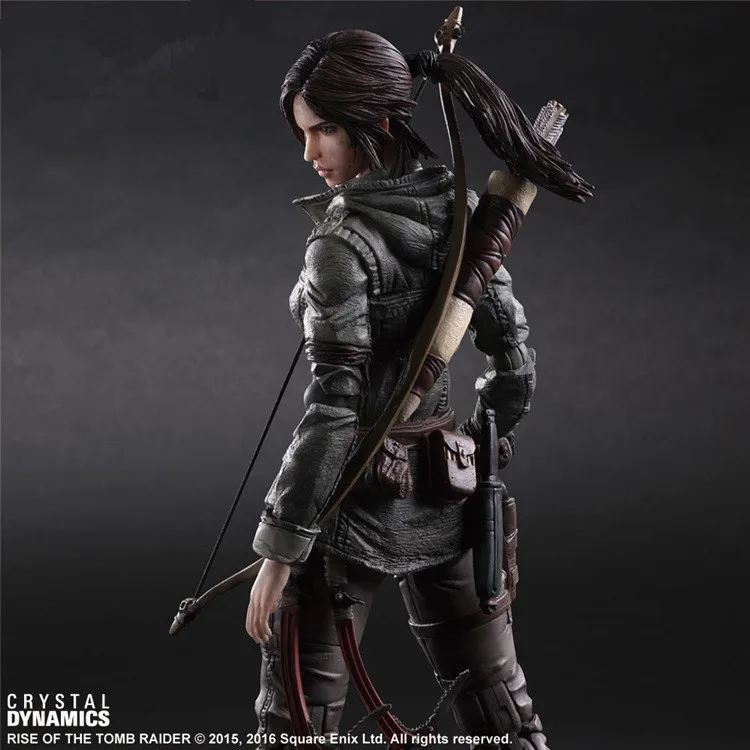Экшн-фигурка Tomb Raider Lara Croft Play Arts Kai Toys 270 мм аниме-игрушки Rise of The Playarts | Игрушки и