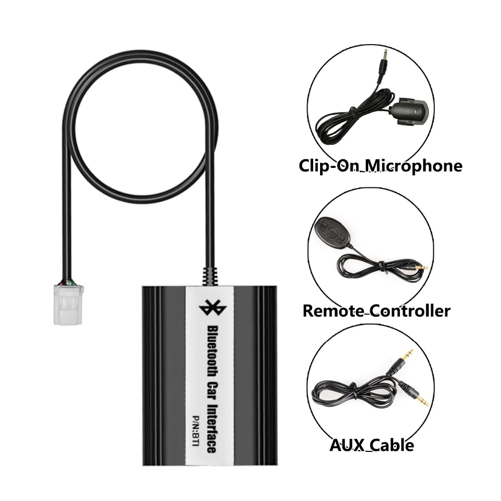 APPS2Car беспроводной громкой связи Bluetooth адаптер USB AUX разъем интерфейс для Toyota Vitz