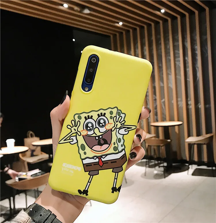 Чехол для Xiaomi mi9 милый мягкий чехол задней панели телефона Mr.Krabs mi 8 8se mi9se 6X Redmi note 5