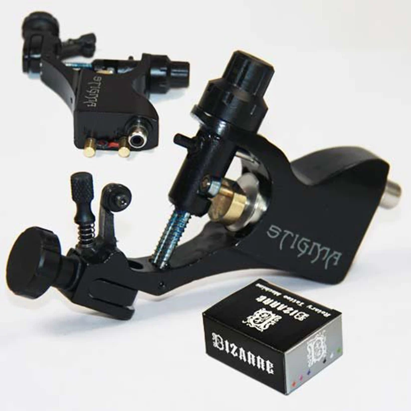 Черная надпись причудливая V2 клеймо роторная тату машина высокое качество