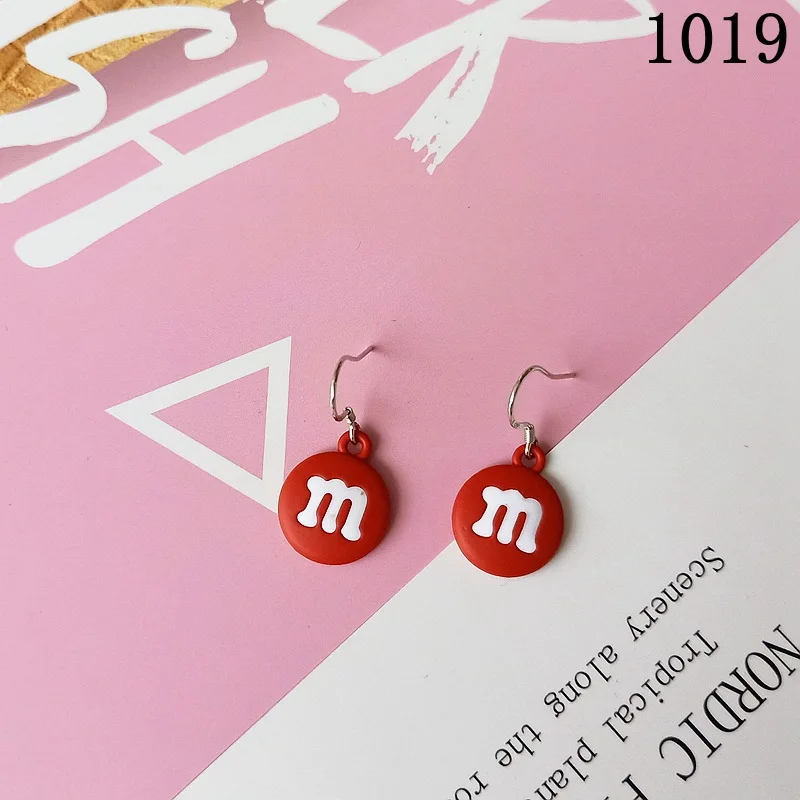 MuHan новая Корейская Асимметричная креативность мультфильм еда модель серьги для женщин девушка мода аллергия висячие серьги ювелирные изделия подарок