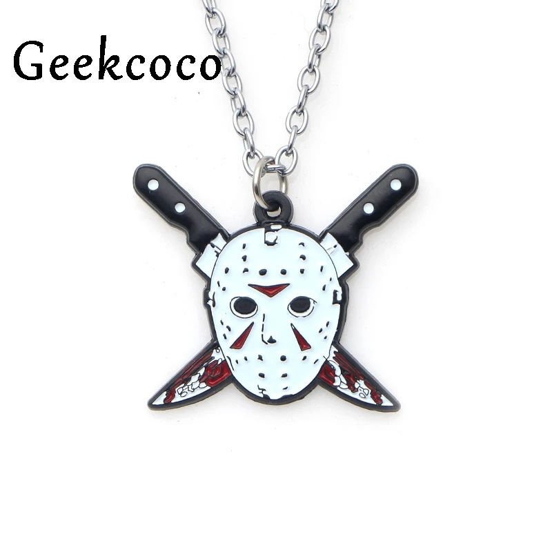 Friday the 13th креативные подвески, ожерелья в стиле панк из титановой нержавеющей стали для мужчин и женщин, ювелирные изделия, стаканчики для вечеринки, подарков J0372 - Окраска металла: 1