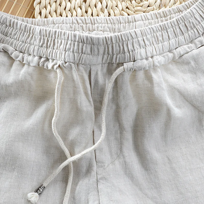 Casual Linen Summer Pantalones Hombre | Мужская одежда