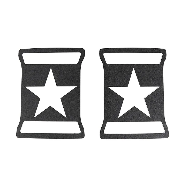 Pentagram MOPAI Lamp Hoods for Jeep Wrangler JL Rear Tail Light Lamp Cover Decoration Guard for Jeep JL Wrangler Accessories - Цвет: Pentagram