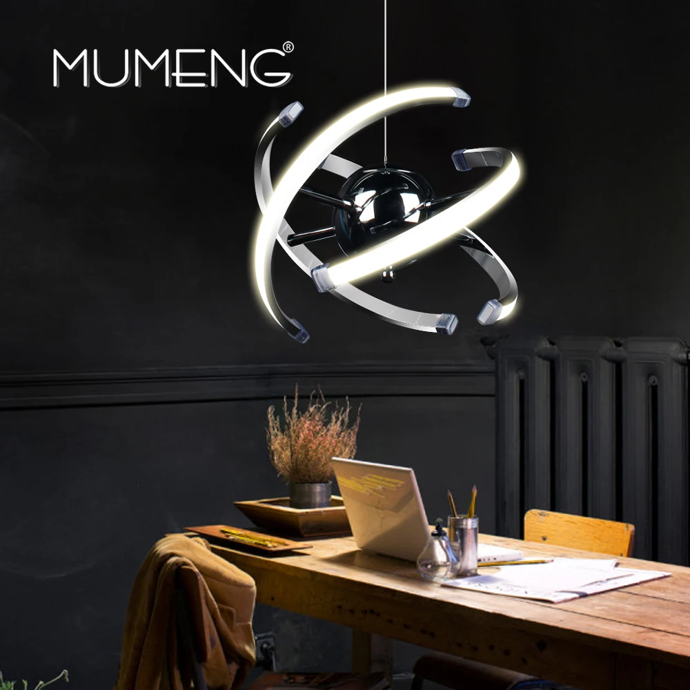 MUMENG LED подвесной светильник Лофт 23 Вт DIY кухонная Подвеска акриловая столовая
