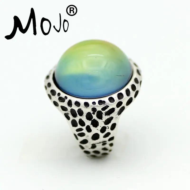 2 шт. винтажное богемное ретро кольцо с изменяющимся цветом настроения