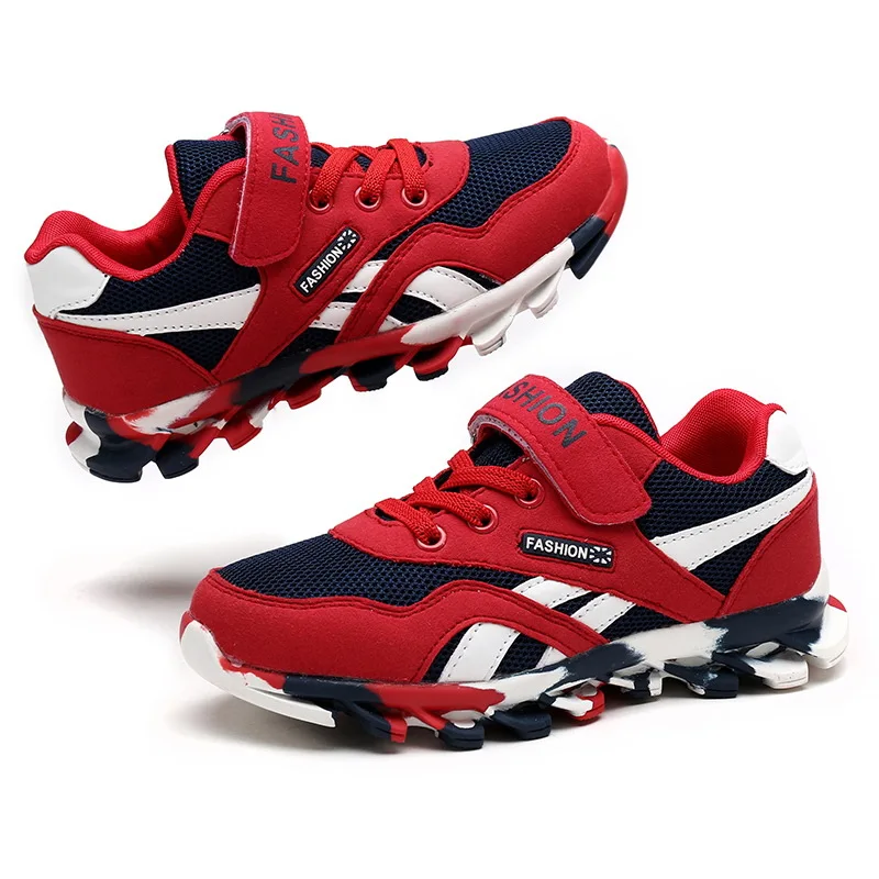 Детская обувь для мальчиков Повседневные детские кроссовки кожаные спортивные